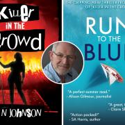North Norfolk author Phil Johnson has had two of his books - Killer in the Crowd and Run to the Blue - shortlisted for awards