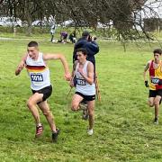 File photo of Henry Jonas, left, who won the Under 20 Men's 10km at the Norfolk County Cross Country Championship.
