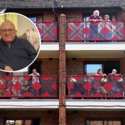 David Ryall, 68, living at Saxon Court retirement housing block in North Walsham has been waiting ten weeks for Victory Homes to repair a leak in his home