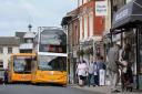 Bus in North Walsham. There are concerns the town's infrastructure would not be able to cope with thousands of planned new homes. PHOTO: ANTONY KELLY