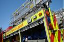 A fire crew from North Walsham attended the crash