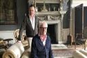 Owners of Wolterton Hall, Keith Day (left) and Peter Sheppard (right), in one of the sitting rooms at the hall.
