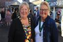 Sheringham mayor Madeleine Ashcroft, left, with deputy mayor Liz Withington.  Photo: KAREN BETHELL