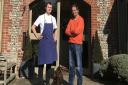 Morston Hall Galton Blackiston and chef Greg Anderson. Picture: Ella Wilkinson