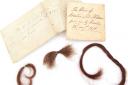 Locks of Horatio Nelson'’s hair, estimate £2,000-£3,000. Pictures: Newman Associates PR