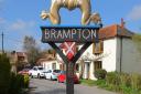 The village sign at Brampton in the Broadland district of Norfolk. Picture: Dr Andrew Tullett