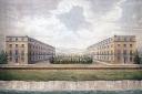 An1825 visualisation of the proposed Goldsmiths Square development of two facing terraces of 16 four-storey dwellings, at Cromer's North Lodge Park. Picture: COURTESY OF THE FRIENDS OF NORTH LODGE PARK