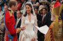 William and Catherine at their wedding in 2011. Dominic Lipinski/PA Wire