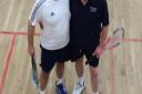 John Baker (left) and Phil Godfrey pictured after their match. Picture: Club