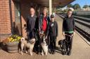 Sandra Lumbard from Horsford, near Norwich, was joined by grandsons Joshua and Jake McDonald, her husband and three dogs for a sponsored walk for PACT Animal Sanctuary