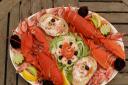 The lobster platter at Cookie\'s at Salthouse