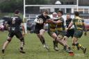 A scene from the North Walsham Vikings away match against Barnes RFC.