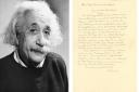 A letter penned by Einstein when he was staying near Cromer is to go under the hammer