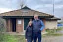 Steve and Susan Adkins, who live in Staithe Road in flood-hit Hickling, are amongst a dozen households using the public toilets at the Pleasure Boat Inn because they can't use their own