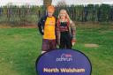 Antony and Sally Brown ran North Walsham parkrun during their attempt to walk the British coastline