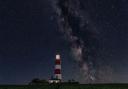 The Milky Way captured above Happisburgh Lighthouse in north Norfolk