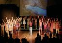 Aylsham Players cast and Sutton School of Dancing in ABBA montage finale