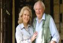 All smiles: Avril Shepherd with her husband, the late David Shepherd