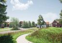 How the affordable housing would look at the planned West Wood development off Weybourne Road, Sheringham.