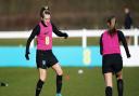 Norfolk's Lauren Hemp during an England training session in preparation for the four-team tournament which comes to Carrow Road on Sunday
