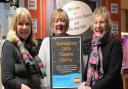 Sheringham Little Theatre fundraisers, from left, Jenni Randall, Madeleine Ashcroft and Libby Henshaw.