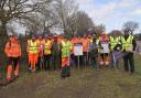Striking Serco refuse collectors, street cleaners and maintenance staff in Aylsham