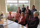 Helen Richardson, back row, left, and others at a meeting of the Women’s Wellness North Walsham group