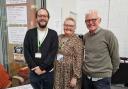 From left, Colin Heinink, Liz Withington and Norman Lamb at the Sheringham Helps event Picture: Supplied