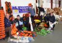 Members of the North Norfolk Aid for Ukraine with items donated earlier this year