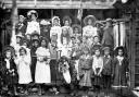 North Walsham children dressed up for the coronation of King George V in 1911