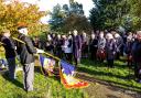 A scene from the Remembrance Sunday service in Northrepps