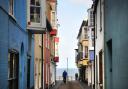 Homes in north Norfolk - pictured is Jetty Street in Cromer