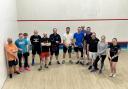 A squash tournament was held in memory of Ian Sutton