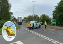The incident happened on the A148 junction with Hempstead Road