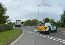 A tyre fitter has described the moment he rushed to help a man who is in a critical condition after being hit by a lorry on the A148 Holt Bypass in north Norfolk today