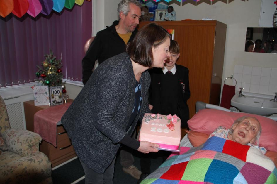 Doris Pegg celebrates 100th birthday at Sheringham care home 