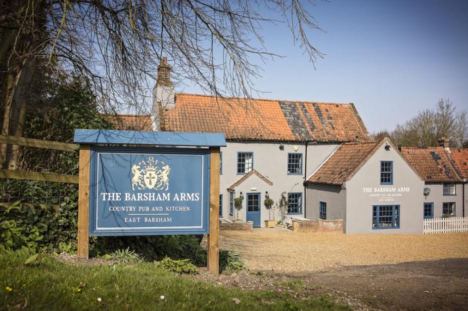 The Barsham Arms in East Barsham up for sale with Fleurets 