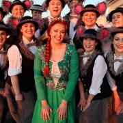 Emmie Wright as Fiona with other cast members form CSODS's production of Shrek The Musical.