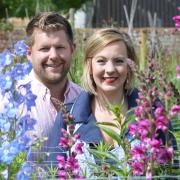 Louisa Butcher and Will Sands of flower firm Brunstead Blooms