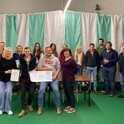North Walsham Young Farmers' Club presented a £250 charity cheque to the Neonatal Intensive Care Unit at the Norfolk and Norwich University Hospital
