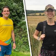 Norfolk farmer Luke Paterson and NFU dairy adviser Phoebe Russell are both running the 2021 London Marathon for the Farm Africa charity