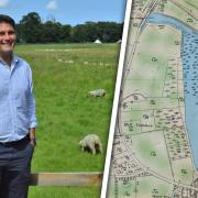 Norfolk farmer Luke Paterson hopes to restore Dilham Lake, shown on this 1906 map, which was drained to create grazing land in the late 1970s