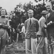 Picture from the Eastern Daily Press in 1934 showing Prince Philip presenting an award to the winner of the equestrian competition.
