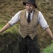 Ralph Fiennes as Basil Brown in The Dig.