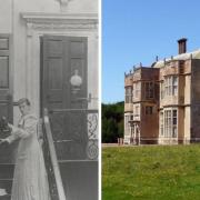 The Ketton sisters and Felbrigg Hall. Picture: THE NATIONAL TRUST / EDP Archive