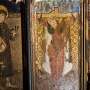 St Uncumber (right) on the Rood screen at St Mary's church, Worstead.
Picture: Nick Butcher