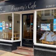 Peggotty's Cafe, in Hamilton Road, Cromer, has received a new four star food hygiene rating after previously being told it required major improvement