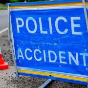 Part of the A149 is closed following a crash at Salthouse