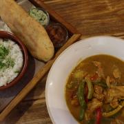 The Byfords house curry with chicken (£17.50) at Byfords in Holt.