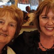 Sheringham Little Theatre director Debbie Thompson (right) and her mum, Elizabeth Barnes.